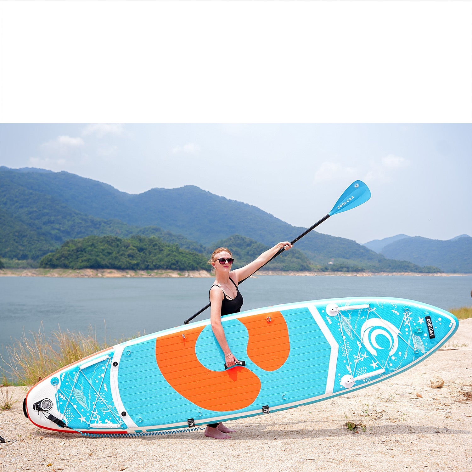 play paddle boards at beaches