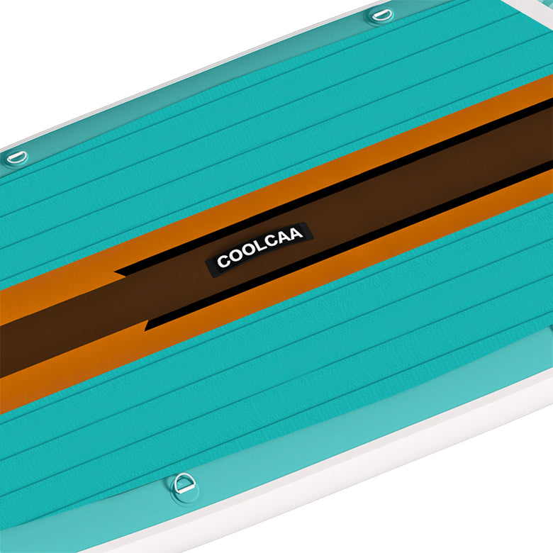 close-up of the center of the paddle board