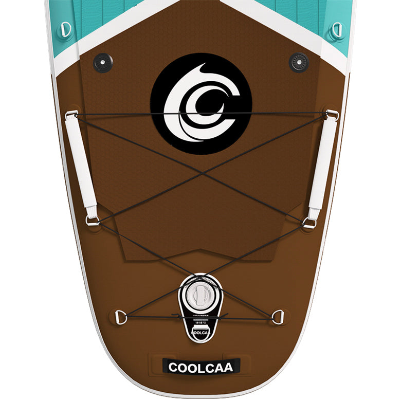 close-up of paddle board's head