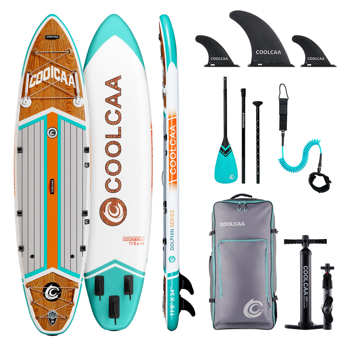 11'8 Maple Marlin Inflatable Paddle Board Package